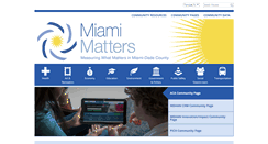 Desktop Screenshot of miamidadematters.org